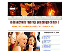 Tablet Screenshot of karaokebutiken.com